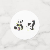Confettis Cute pandas (Petit recto)