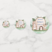 Confettis Cute porcupine Ours anniversaire jungle fête d'ann (Devant)