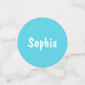 Confettis Cute Rainbow Unicorn Anniversaire (Petit recto)