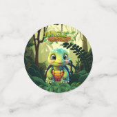 Confettis Cute Tortoise Jungle Welcome Box Turtle Caractère (Petit recto)