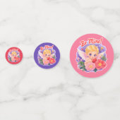 Confettis Cute Valentine's Day Cupid with "Be Mine" (Devant)