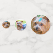 Confettis Cute Yorkshire Terrier Yorkie race préférée (Devant)