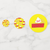 Confettis Cutie Pie Cherry 1er Anniversaire Thème de fête (Devant)