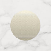 Confettis Damassé élégant ,Diamants dorés ,Nom-amour (Petit recto)