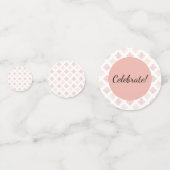 Confettis | Damassé rose (Derrière)