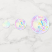 Confettis Dans mon ère d'anniversaire, l'Anniversaire arc-en (Devant)