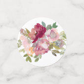 Confettis Danseur Ballerina| Ballet Floral Rose Anniversaire (Petit recto)