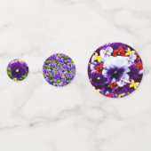 Confettis De Belles Pansies De Danse, (Devant)