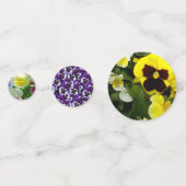 Confettis De Belles Pansies De Danse, (Derrière)
