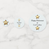 Confettis De bonnes années de retraite (Devant)