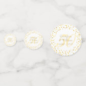 Confettis de coeurs dorés pour les 50 ans de maria (Derrière)