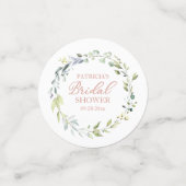 Confettis de Fête de Fiançailles Eucalyptus Végéta (Petit recto)