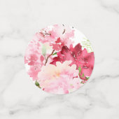 Confettis de Fête de Mariage Florale Fleur de Prin (Petit recto)