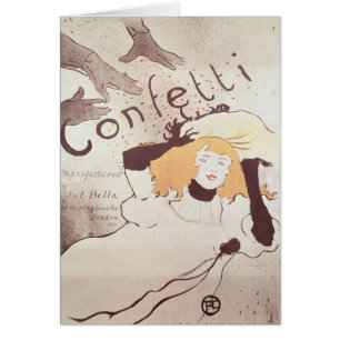 Confettis de Henri De Toulouse-Lautrec  , 1893