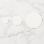 Confettis de mariage de luxe | Décoration de table (Derrière)