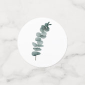 Confettis de mariage de verdure d'eucalyptus de do (Petit recto)