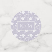 Confettis de mariage Rose Lavande (Petit recto)