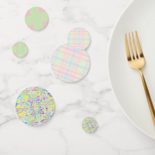 Confettis de papier pastel de Pâques pour fête