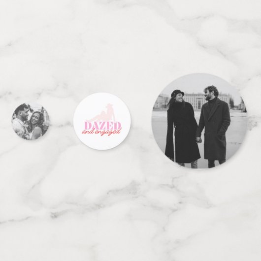 Confettis de photo de fête de bachelorade Dazed &  (Devant)