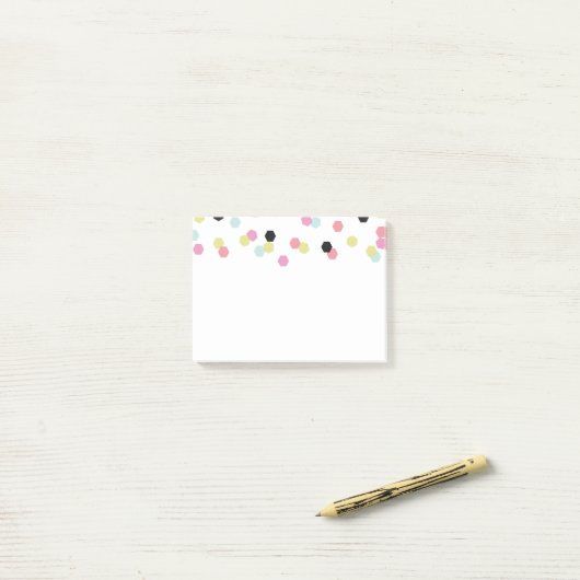 Confettis de sortilège - notes de post-it (Sur un bureau)