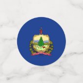 Confettis de table avec drapeau du Vermont (Petit recto)