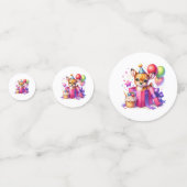 Confettis de table Bambi pour anniversaire (Derrière)