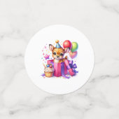Confettis de table Bambi pour anniversaire (Petit recto)