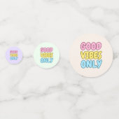 Confettis de table 'Bonne Vibes Seulement' (Derrière)