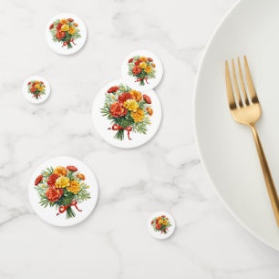 Confettis de table Bouquet de Souci pour Cocktail