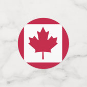 Confettis de table Canada (Petit recto)