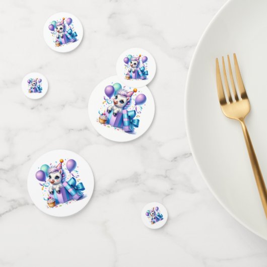 Confettis de table Chevalet d'anniversaire (Groupe)