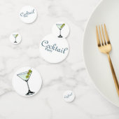 Confettis de table de fête de cocktail en forme de (Groupe)