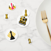 Confettis de Table de Jeu d'Échecs Pièces (Groupe)