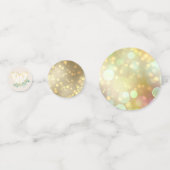 Confettis de table de mariage à l'eucalyptus (Derrière)