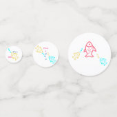 Confettis de table de poissons (Derrière)