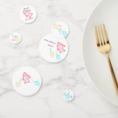 Confettis de table de poissons (Groupe)