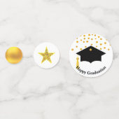 Confettis de table de remise de diplômes élégants (Derrière)