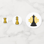 Confettis de table d'échecs (Derrière)