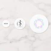 Confettis de Table Décoratifs pour Occasions Spéci (Derrière)