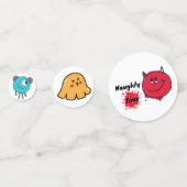 Confettis de table Doodle Monsters (Devant)
