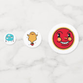 Confettis de table Doodle Monsters (Derrière)