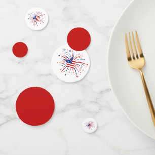 Confettis de table du 14 juillet