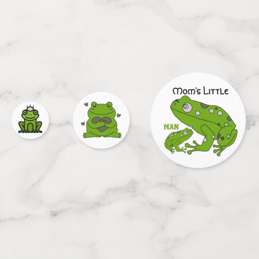 Confettis de table Grenouille verte (Devant)