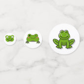 Confettis de table Grenouille verte (Derrière)