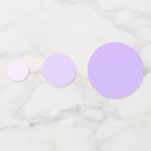 Confettis de table lavande éthéré - Dégradé doux (Devant)