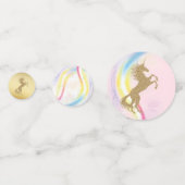 Confettis de table Licorne (Derrière)