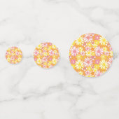 Confettis de table marguerites d'été (Derrière)