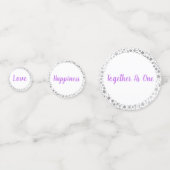 Confettis de table-Mariage (Derrière)