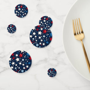 Confettis de table patriotiques