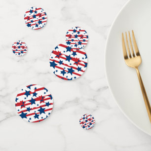 Confettis de table patriotiques